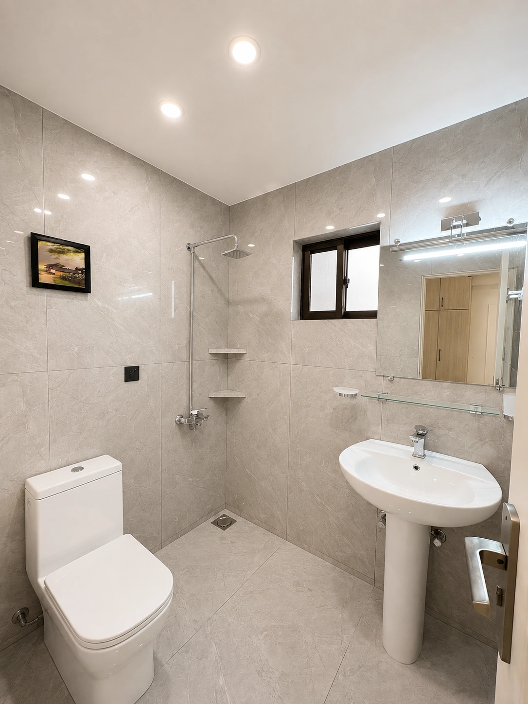 Apartment washroom
